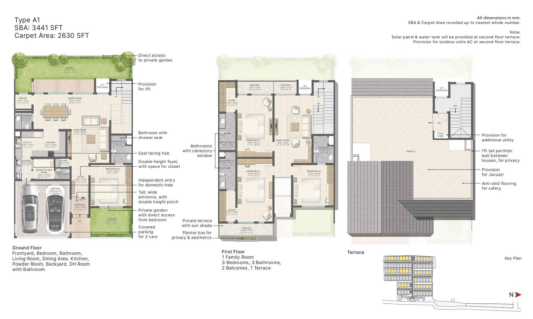 SOBHA Oakshire Floor Plan 